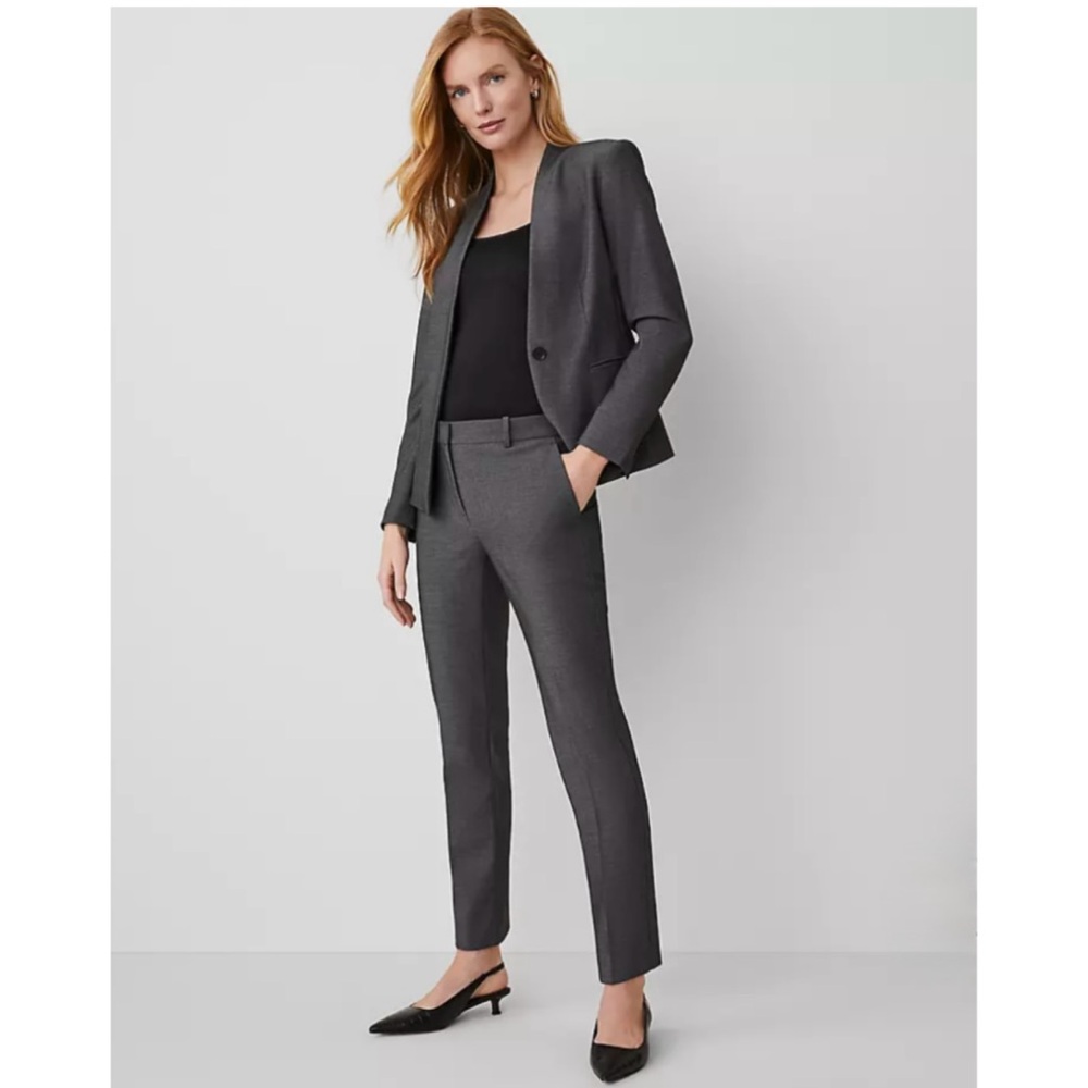 Ann Taylor Charcoal Cropped Pants